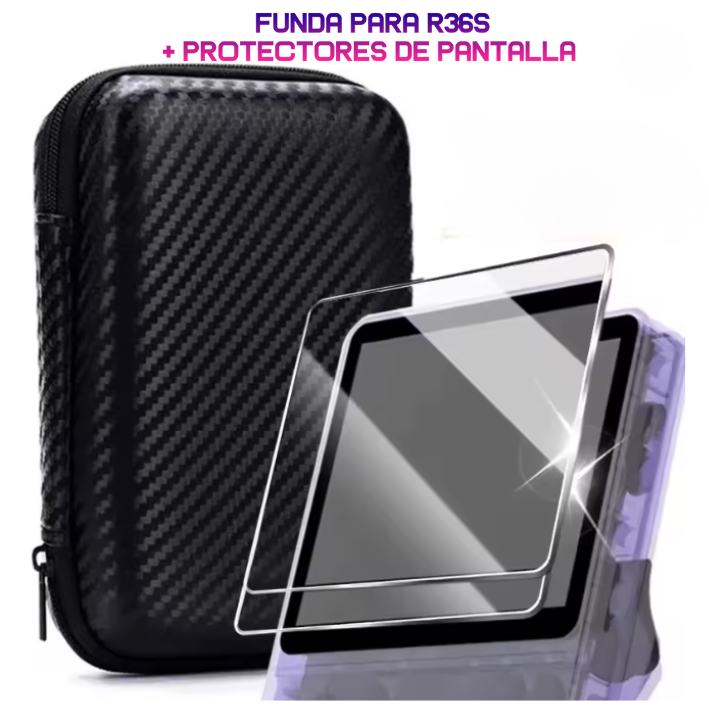 Estuche de almacenamiento 4 en 1 para R36s + 2 Protectores de Pantalla Gratis