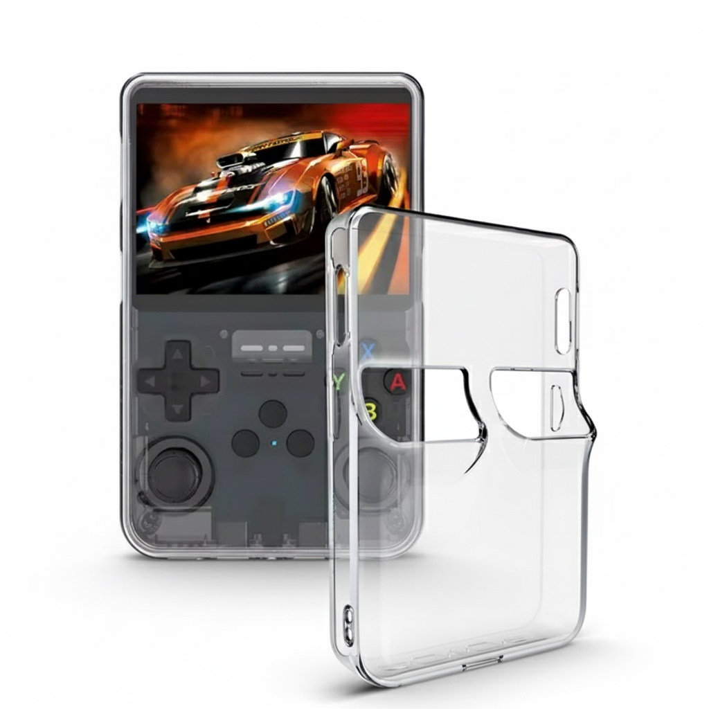 Carcasa Transparente R36S: Protección Cristalina sin Ocultar su Estilo Retro